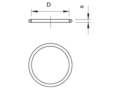 Dimensional drawing 3 OBO 171 M50 O ring