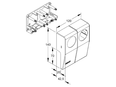 Mazeichnung Kleinhuis 5002 6 Geraeteeinbautank cws Kanal System SDK