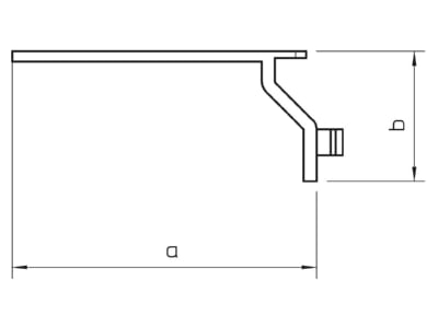 Mazeichnung 2 OBO LK4 H Halteklammer Baureihe LK4