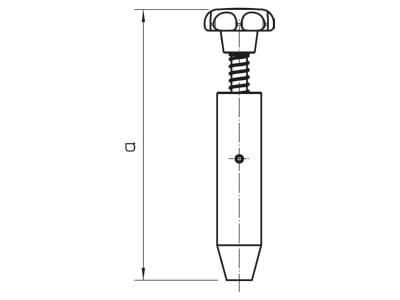 Dimensional drawing 1 OBO KNW1 Hand blind riveter
