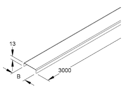 Produktbild Niedax RD 50 Kabelrinnendeckel