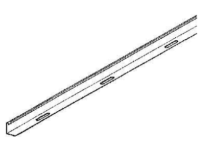 Dimensional drawing 2 Niedax RW 35 Separation profile for cable tray 3000mm