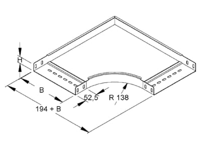 Mazeichnung Niedax RES 35 100 Bogen