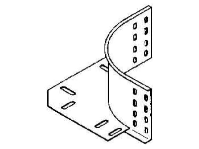 Product image Niedax REK 110 Bend for cable tray  solid wall 
