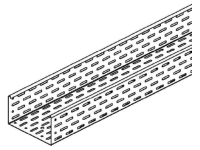 Strichzeichnung Niedax RS 110 200 Rinne inkl Verbinder