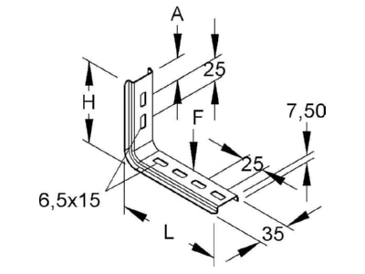 Produktbild Niedax TK 85 110 Tragkonsole leicht