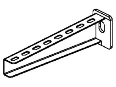 Mazeichnung 2 Niedax KTA 200 E3 Wandausleger