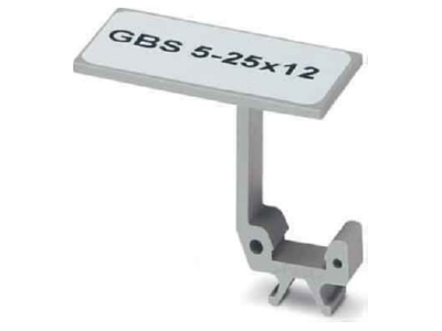 Product image 2 Phoenix GBS 5 25X12 Label for terminal block 5 2mm grey