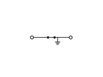 Circuit diagram WAGO 2006 1207 Ground terminal block 1 p 7 5mm