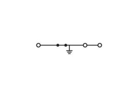 Circuit diagram WAGO 2001 1307 Ground terminal block 1 p 4 2mm