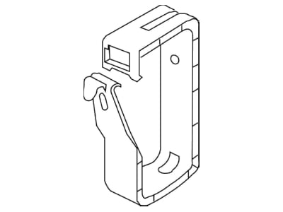 Dimensional drawing Kleinhuis 712 1 Cable support hanger