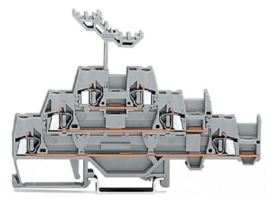 Produktbild WAGO 280 550 Dreistockklemme grau
