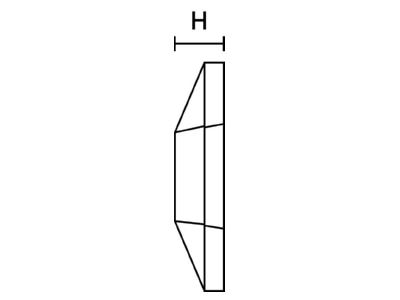 Mazeichnung 1 Hellermann Tyton MB4A N66 NA C1 Befestigungssockel