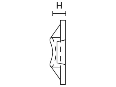 Mazeichnung 6 Hellermann Tyton TY8G1S N66 NA Befestigungssockel