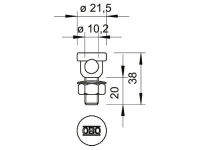 Mazeichnung 1 OBO 5000 Klemmschraube Fix Kontakt