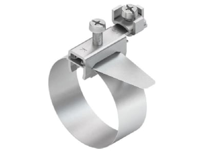 Product image Kleinhuis 37 1 Earthing pipe clamp 17 5   48mm
