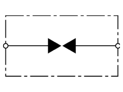 Circuit diagram 2 Dehn DSFS Spark gap for lighting protection
