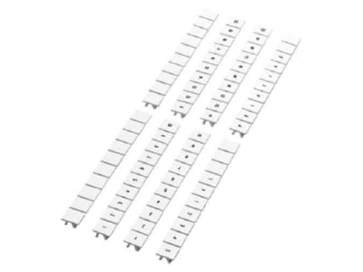 Product image 1 Phoenix ZB 4 lgs 41 50 Label for terminal block 4 2mm white
