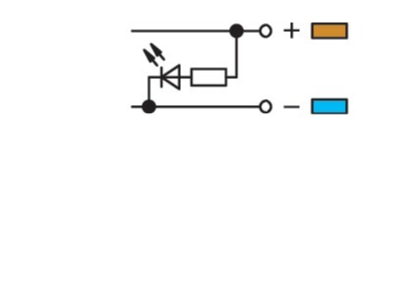 Circuit diagram WAGO 280 564 281 483 Sensor actuator terminal block 1 p 5mm