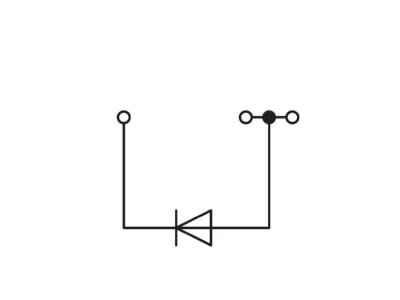Circuit diagram WAGO 281 673 281 401 Diode module