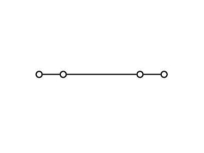 Circuit diagram WAGO 264 731 Feed through terminal block 10mm 24A