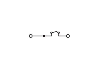 Circuit diagram WAGO 282 697 Disconnect terminal block 30A 1 p 8mm