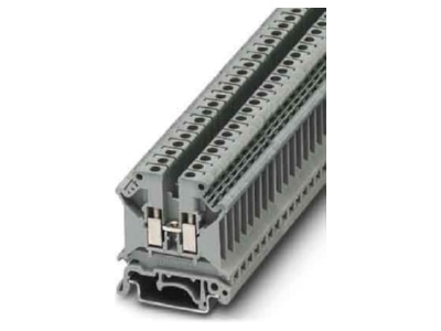Produktbild 1 Phoenix UK 5 N Universalklemme  Reihenklemme  2 Anschluesse fuer 0 2     4mm   grau 