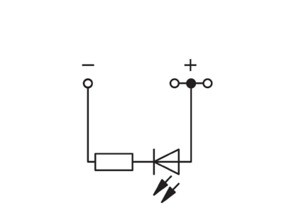 Circuit diagram WAGO 279 674 281 413 LED terminal block
