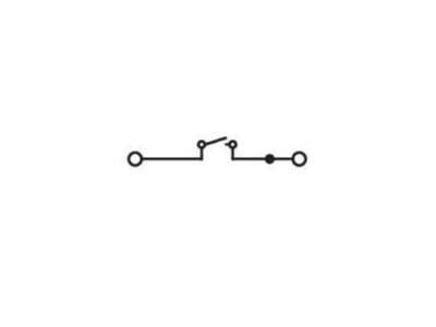 Circuit diagram WAGO 280 879 Disconnect terminal block 16A 1 p 5mm