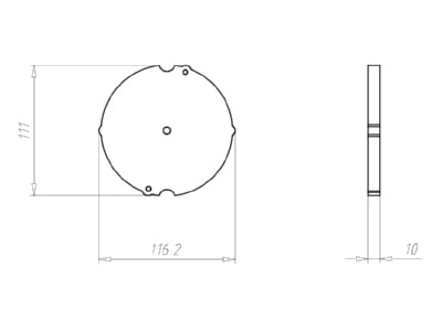 Mazeichnung Kaiser 9300 93 Universalfrontteil fuer ThermoX