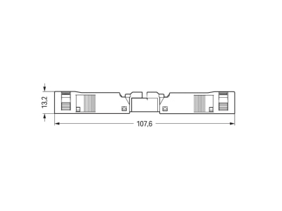 Mazeichnung 1 WAGO 890 112 Stecker 2p  1 5qmm sw