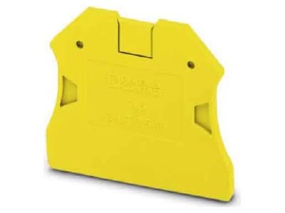 Product image 1 Phoenix D UT 2 5 10 YE End partition plate for terminal block
