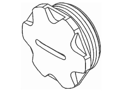 Dimensional drawing 2 Kleinhuis 514M16 Threaded plug M16