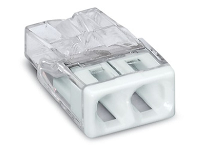 Produktbild WAGO 2273 202 Schraubenlose Verbindungsklemme 2x 0 5 2 5  weiss 