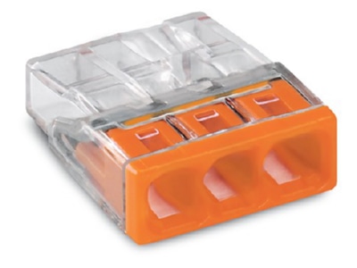 Product image WAGO 2273 203 Screwless connection terminal 3x 0 5 2 5 orange 
