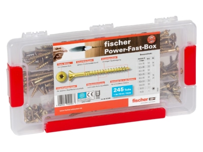 Product image 1 Fischer DE 667005 Screw box with all purpose screws
