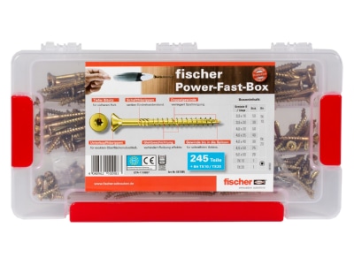 Product image 2 Fischer DE 667005 Screw box with all purpose screws
