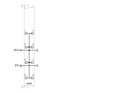 Schaltbild WAGO 750 603 Potentialklemme