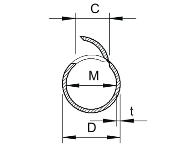 Mazeichnung 3 OBO 2953 M32 RW Quick Pipe