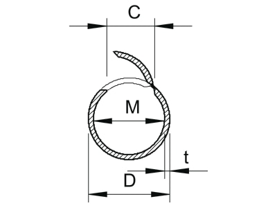 Mazeichnung 2 OBO 2953 M16 RW Quick Pipe