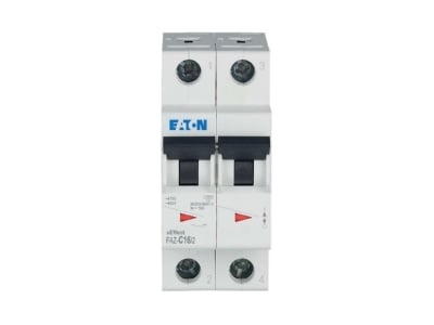 Product image front 1 Eaton FAZ C16 2 Miniature circuit breaker 2 p C16A
