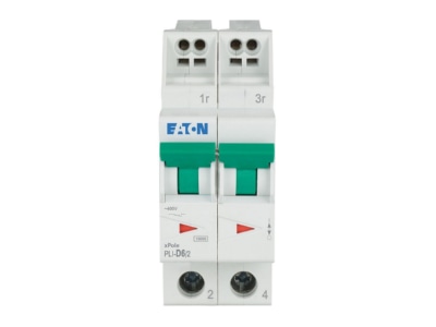 Product image 3 Eaton PLI D6 2 Miniature circuit breaker 2 p D6A