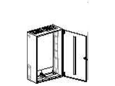 Product image 2 ABN S26 Empty meter cabinet IP43 S 26