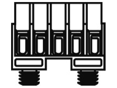 Mazeichnung Hensel DKL 04 Klemmen Set 2 5 4mm2 5polig