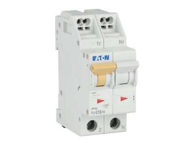 Product image view on the right Eaton PLI C13 1N Miniature circuit breaker 2 p C13A