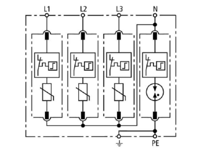 Schaltbild 2 Dehn DG M TT 275 Ueberspannungsableiter DEHNguard 