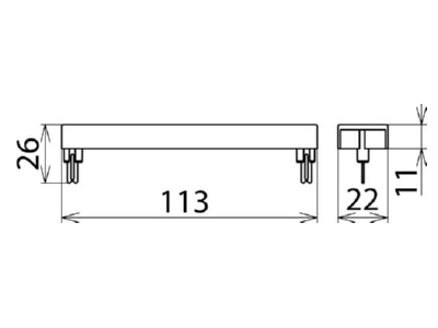 Circuit diagram 1 Dehn EF 10 DRL Basic element for surge protection
