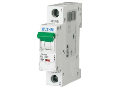 Produktbild 1 Eaton PXL B6 1 LS Schalter m Beschrift  B 6A  1p