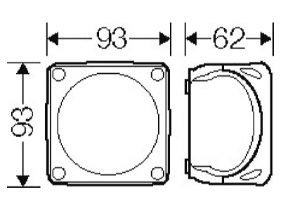 Mazeichnung Hensel RK 0205 T Reihenklemmenkasten 5 Klemmen 2 5qmm