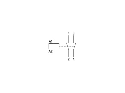 Circuit diagram Doepke HS 1 024AC 20 11 Installation contactor 24VAC 1 NO  1 NC
